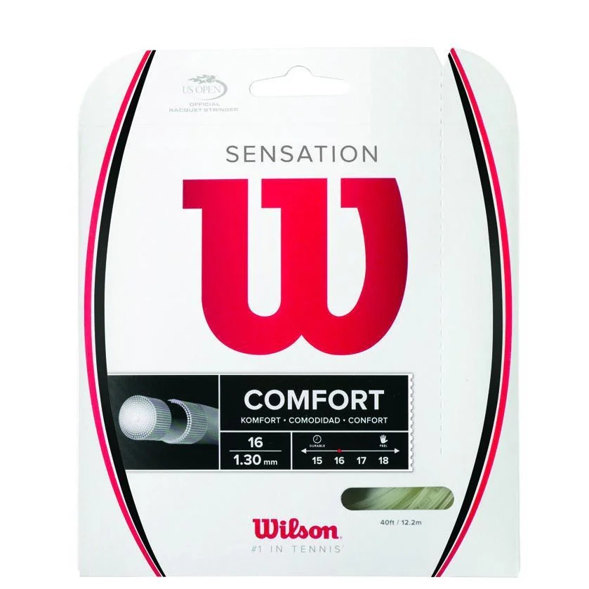 Wilson Tennis String Sensation 16/130 12m Set