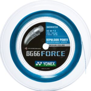 YONEX BG66 Force (0.65mm) BG66F Badminton String – 200m Reel