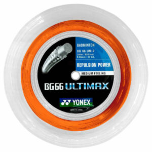Yonex Badminton String BG66 Ultimax Orange 200m Coil