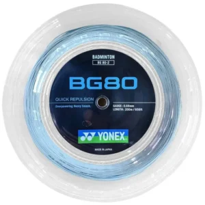 Yonex Badminton String BG80 200m Coil Sky Blue