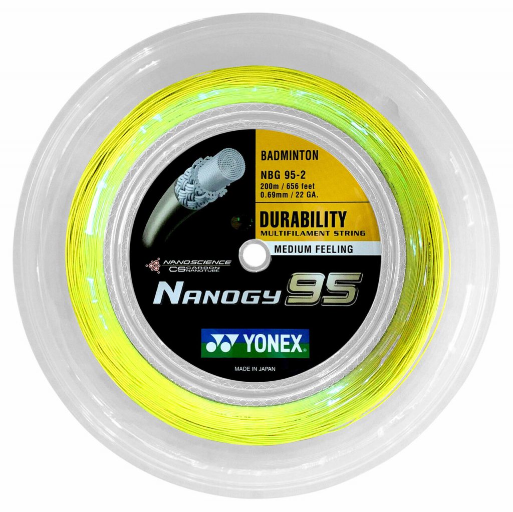 Yonex Nanogy 95 NBG95 Badminton String- 200m Coil – EZBOX SPORTS