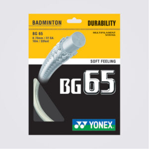 Yonex BG65 Single Pack 8 Colours 10M Badminton String