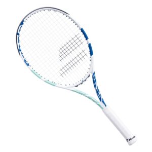 Babolat Boost Drive White/Blue/Green Strung Full Cover included