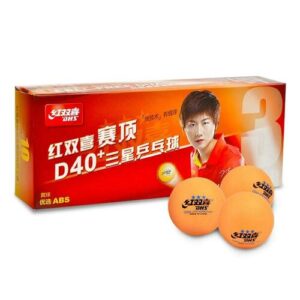 DHS D40+ 3 Star Cell-Free Dual table tennis ball 1 pack/10pcs