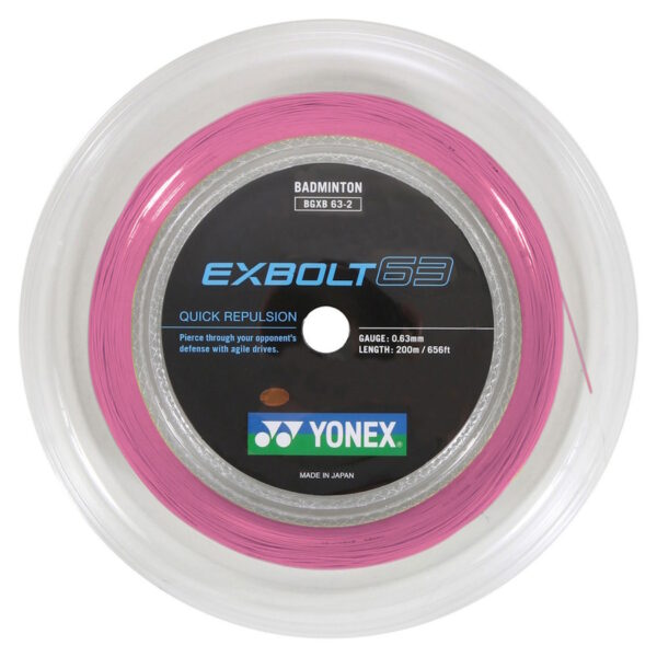 Yonex EXBOLT 63 BGXB63 Badminton string 200m coil - Image 4