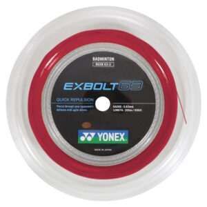 Yonex EXBOLT 63 Badminton string Red BGXB63 200m coil