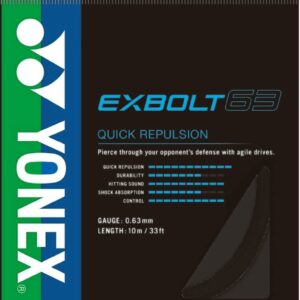 Yonex EXBOLT63 BGXB63 Badminton String 10m set
