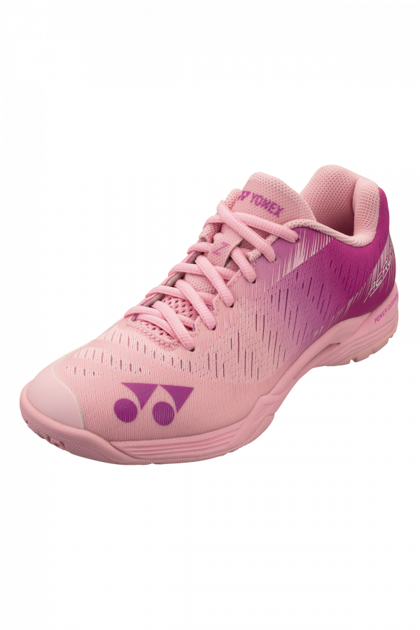 Yonex SHBAZ Aerus Z womens/Junior Pink Power Cushion Badminton Shoes ...