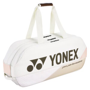 Yonex BA92431W Sand Beige Rectangle Pro Tournament Bag