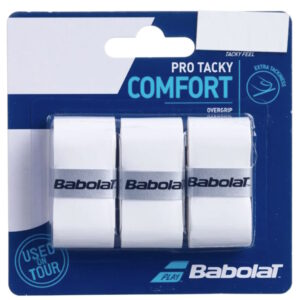 Babolat Pro Tacky White Overgrip 3pcs Pack