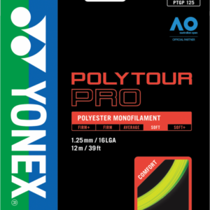 Yonex PolyTour Pro 125mm/16L Flast Yellow Tennis String Set