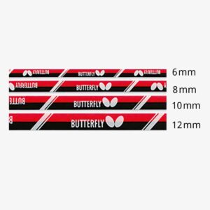 Butterfly Red 12mm Edge RB protector II/ Side tape
