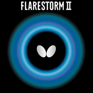 Butterfly Table Tennis Ruber Flarestorm Pips Out 1.9mm black