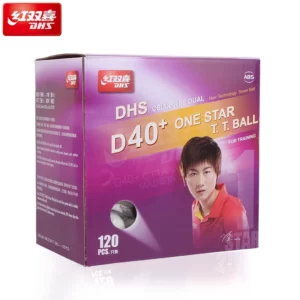 DHS D40+ One Star 120pcs White Table Tennis Ball
