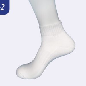 Soxonn Men’s Sports Socks Midi Plain White WMP-WH