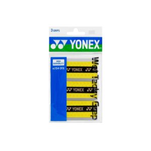 Yonex AC154-3YX 3pcs Yellow Wet Tacky Grip High Durability