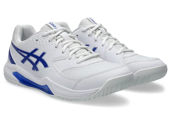 Asics Gel-Dedicate 8 White/Dark Cobalt Tennis Shoes - Image 2
