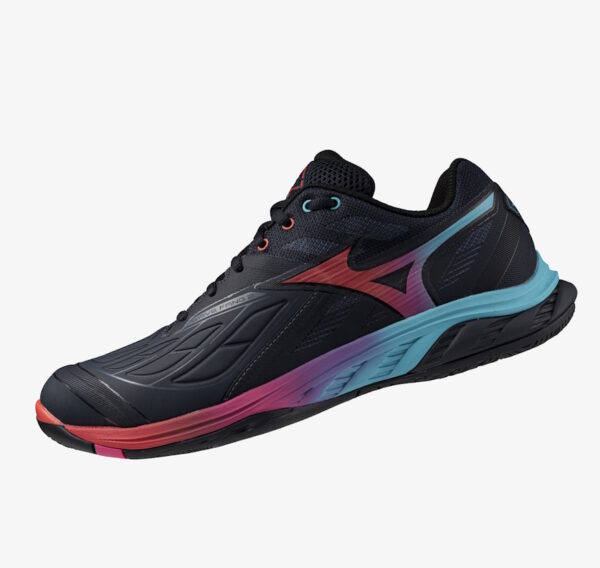 Mizuno Wave Fang 2 Salute/Hibiscus/Peacock Blue Unsex Badminton Shoes