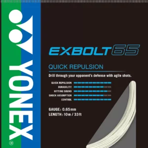 Yonex BGXB65 EXBOLT 65 10m Set badminton string