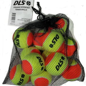 Pack of 12 DLS Orange Stage 2 Tennis ball