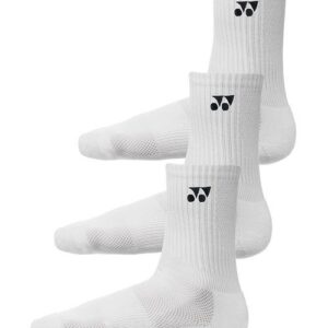 Yonex Crew Socks 8422 Pack of 3 White
