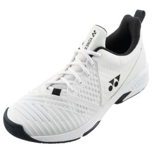Yonex SHTSPSW Sonicage 3 Plus Wide All Court White Tennis Shoes