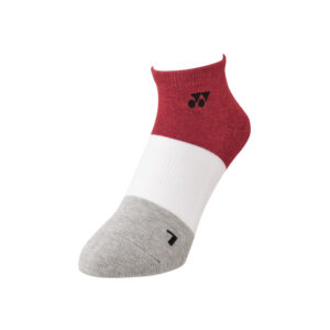 Yonex 19196 Sports Low-Cut Socks Deep Red