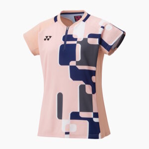 Yonex Womens Crew Neck Shirt 20856 Pink Beige
