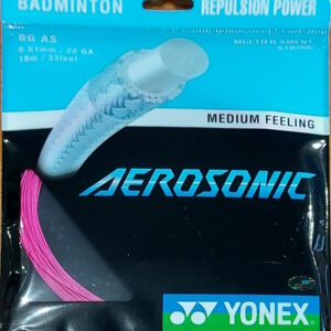 Yonex AeroSonic BGAS Bright Pink Set 10m Badminton string