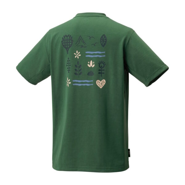 Yonex Shirts Unisex 16833 Olive green - Image 2