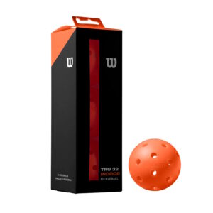 Wilson TRU 32 Indoor Pickleball Balls – 3 Pack Orange