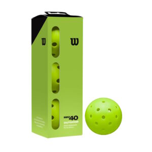 Wilson Pickleball Max 40 Outdoor Ball – 3 Pack