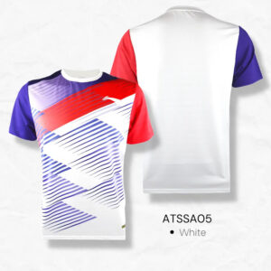 Li Ning ATSSA05 White Round Neck T-Shirt