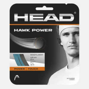 HEAD Hawk Power 125/17 Petrol Tennis Strings Set