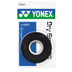 Yonex AC140EX Dry Overgrip Black 3pcs Pack