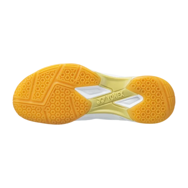 Yonex SHBELX3 Eclipsion X White/Gold Power Cushion Badminton Shoes - Image 2