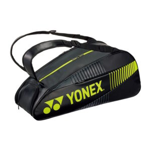 Yonex BA82426EX Active Tournament 6pcs Racquet bag  Black/Lime green