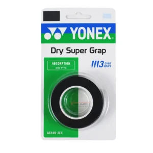 Yonex AC149 Black Dry 3pcs pack Super Grap Overgrip