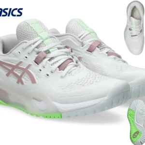 Asics Gel Resolution X Wide Women Hard Court White/Morganite Tennis Shoes
