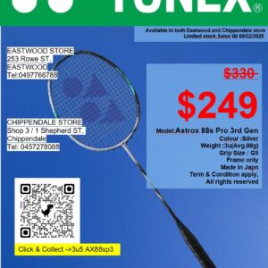 Yonex Astrox 88S Pro 3u5 3rd Gen Japan Made Frame