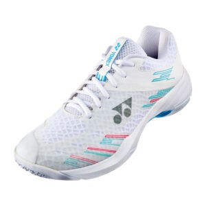 Yonex SHBCA1W Cascade Accel White/SkyBlue Wide Power Cushion Badminton Shoes