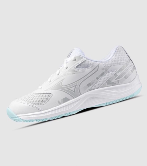 Mizuno Stealth Star 3 Junior 21/22cm White/Blue Tint indoor shoes