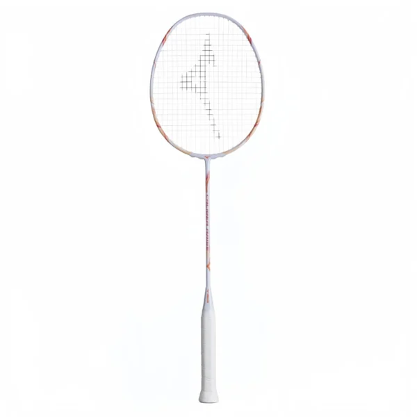 Mizuno Badminton Racquet Caliber Raise 4u6 Strung White/pink w/ Cover