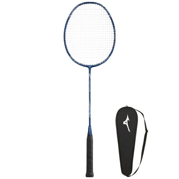 Mizuno Badminton Racquet Altius Sonic Navy/Orange 4u6 Strung w/ Cover