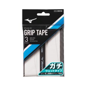 Mizuno Gachi Grip Tape Overgrip White Wet 3pcs Pack