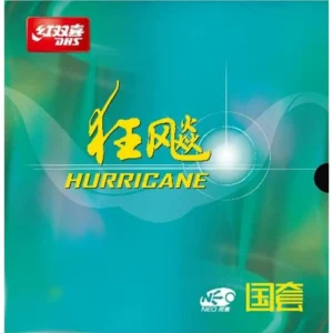 DHS Hurricane National NEO3 H39 2.1mm Orange Sponge Black Rubber