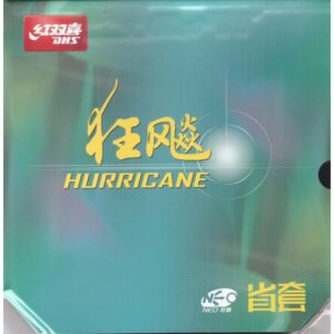 DHS Hurricane NH3 39/2.1mm (Provincial Orange Sponge) Black Rubber