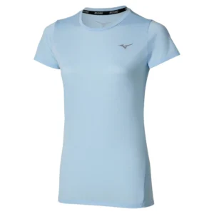 Mizuno Women Impulse Tee Nantucket Breeze Shirt J2GAC221-21