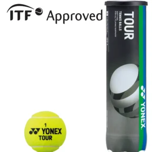 Yonex Tour Tennis Balls 4 Ball Can For TOURNAMENTS/PRACTICE
