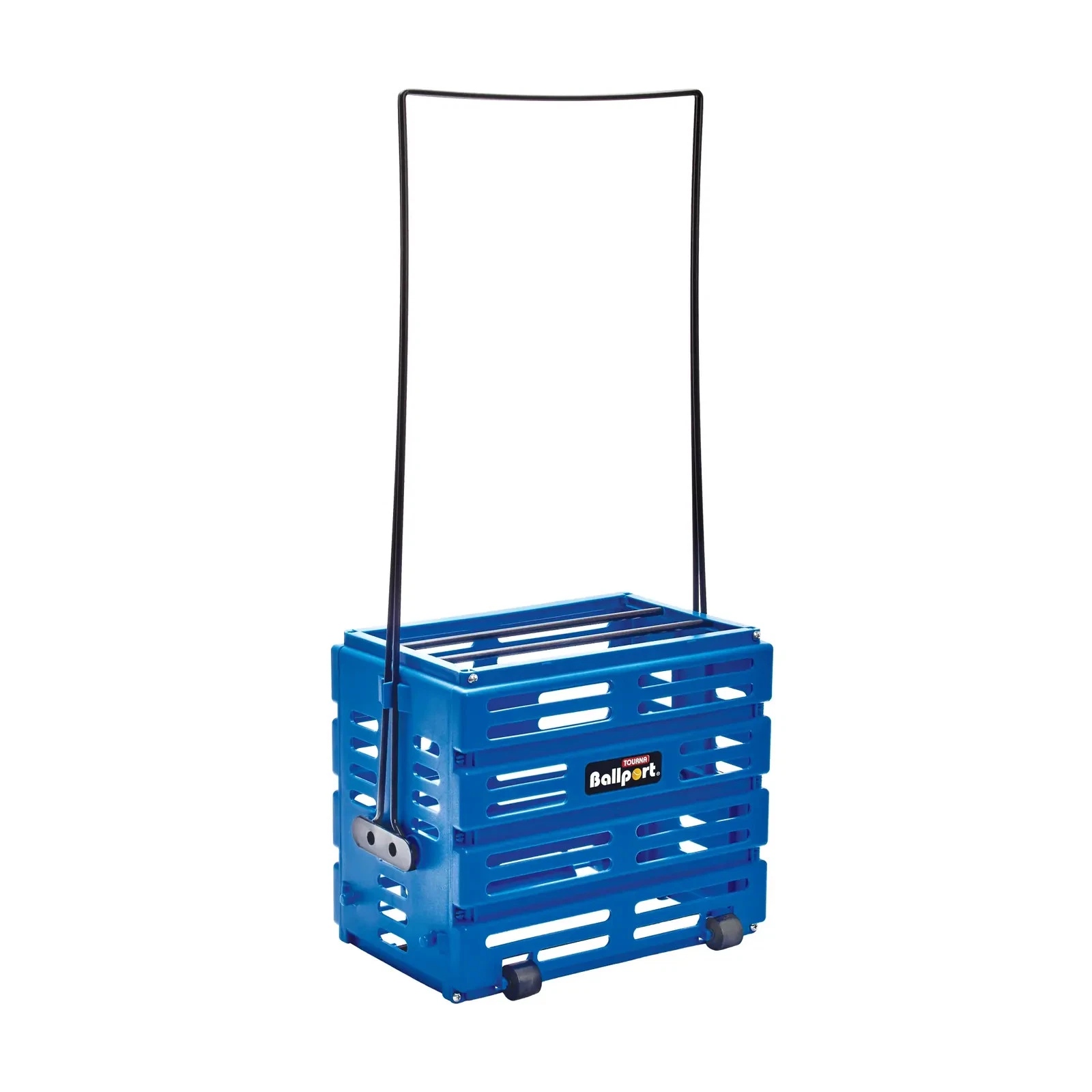 Tourna Ballport Deluxe With Wheels Hold 80 Balls Blue - Image 2